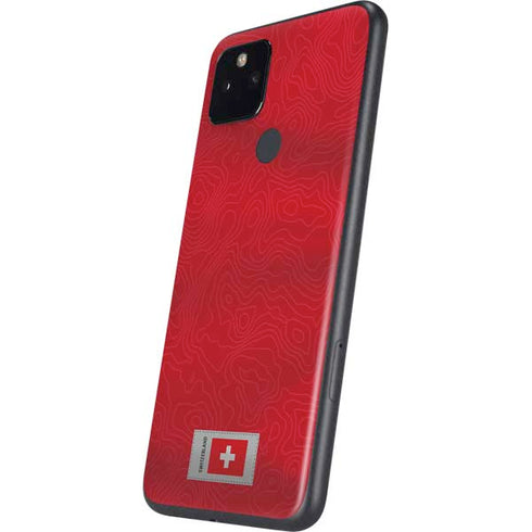Switzerland Soccer Flag Google Pixel 5a Skin